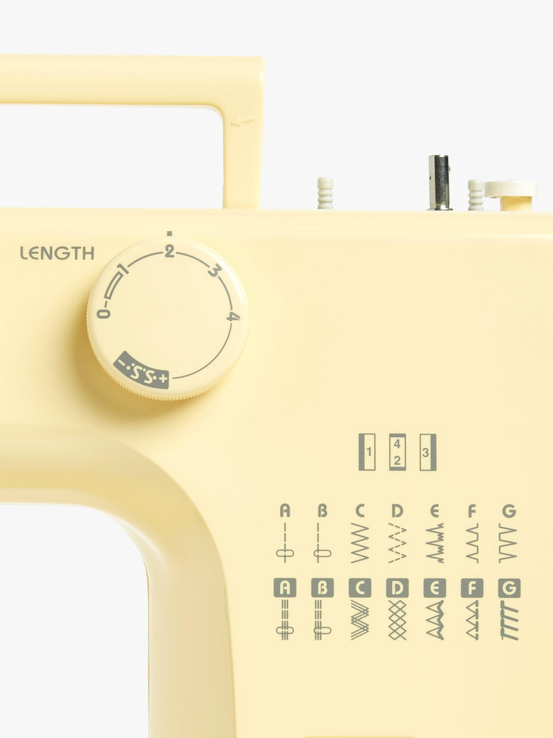 John Lewis JL110 sewing machine yellow (British brand)