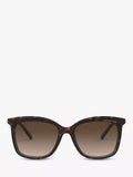 Michael Kors Zermatt square sunglasses gradient lens, UK version