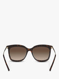 Michael Kors Zermatt square sunglasses gradient lens, UK version