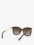 Michael Kors Zermatt square sunglasses gradient lens, UK version