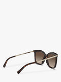 Michael Kors Zermatt square sunglasses gradient lens, UK version