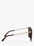 Michael Kors Zermatt square sunglasses gradient lens, UK version