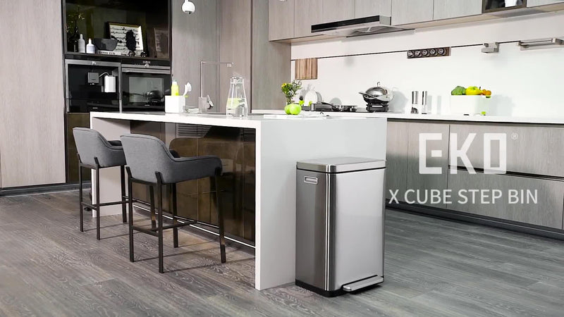 EKO X Cube kitchen pedal bin 20L - British product