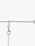 Be-Jewelled turquoise amber pendant necklace silver, imported from the UK