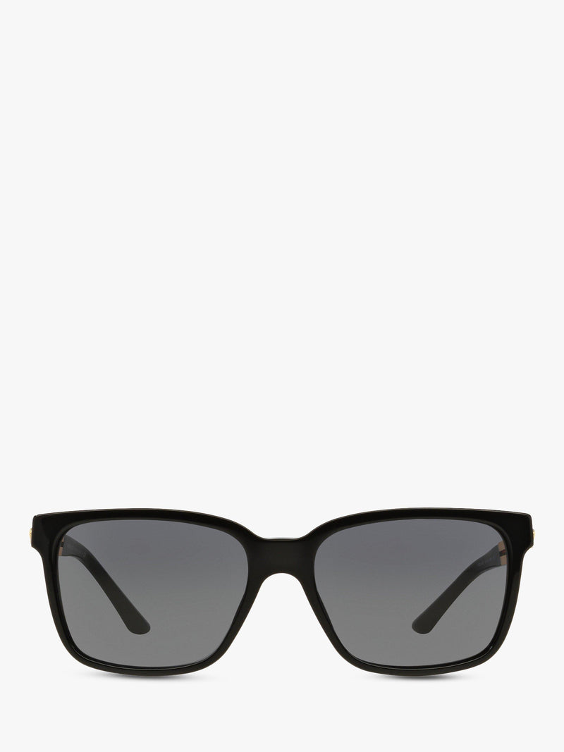 Versace square sunglasses black frame grey lenses 59mm, imported from the UK
