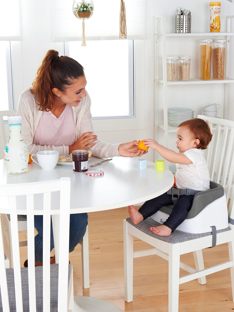 Ingenuity SmartClean Toddler Booster Feeding Seat in Slate, UK version
