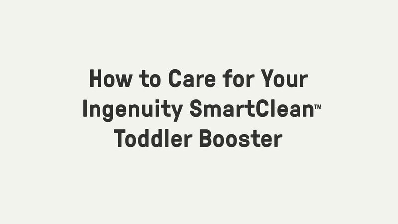 Ingenuity SmartClean Toddler Booster Feeding Seat in Slate, UK version