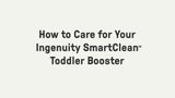 Ingenuity SmartClean Toddler Booster Feeding Seat in Slate, UK version