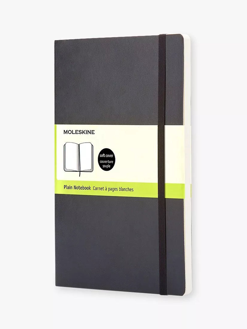 Moleskine Large Soft Cover Plain Notebook