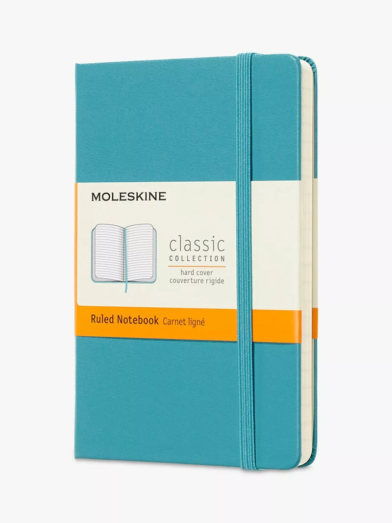 Moleskine Pocket Sized Hard Cover Ruled Notebook
