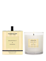 John Lewis Stoneglow Modern Classic Grapefruit & Mimosa Scented Candle 200g- Buy online at McGrocer