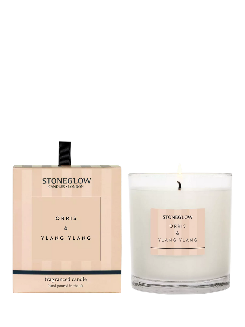 Stoneglow Orris & Ylang Ylang scented candle 200g, UK version