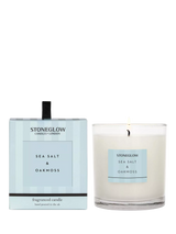 John Lewis Stoneglow Modern Classic Sea Salt & Oakmoss Scented Candle 200g- Buy online at McGrocer