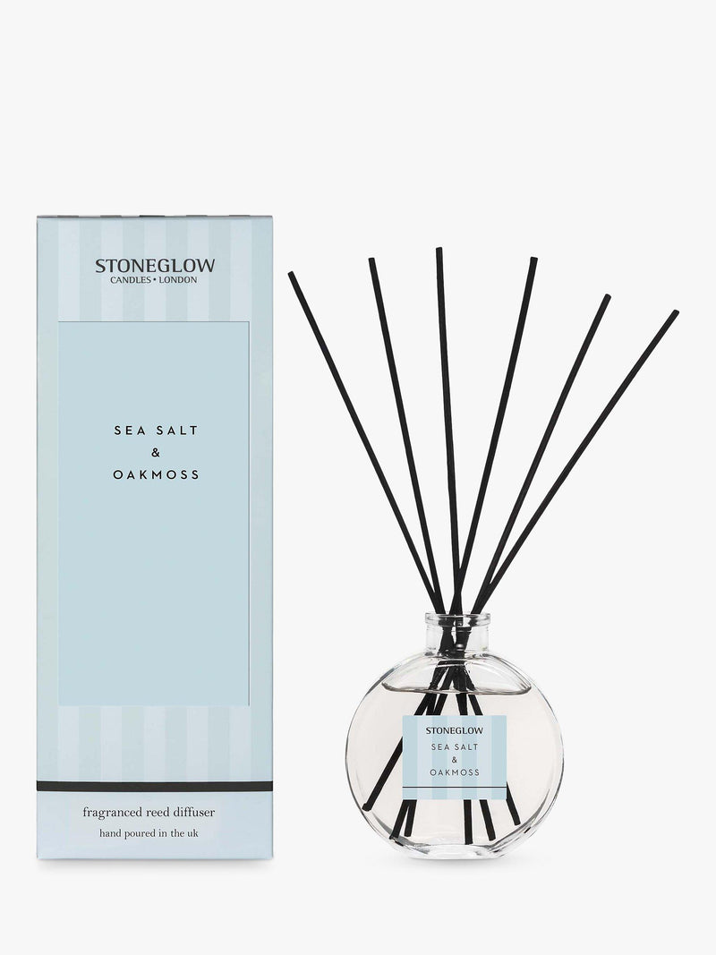 Stoneglow sea salt and oakmoss reed diffuser 120ml (British brand)