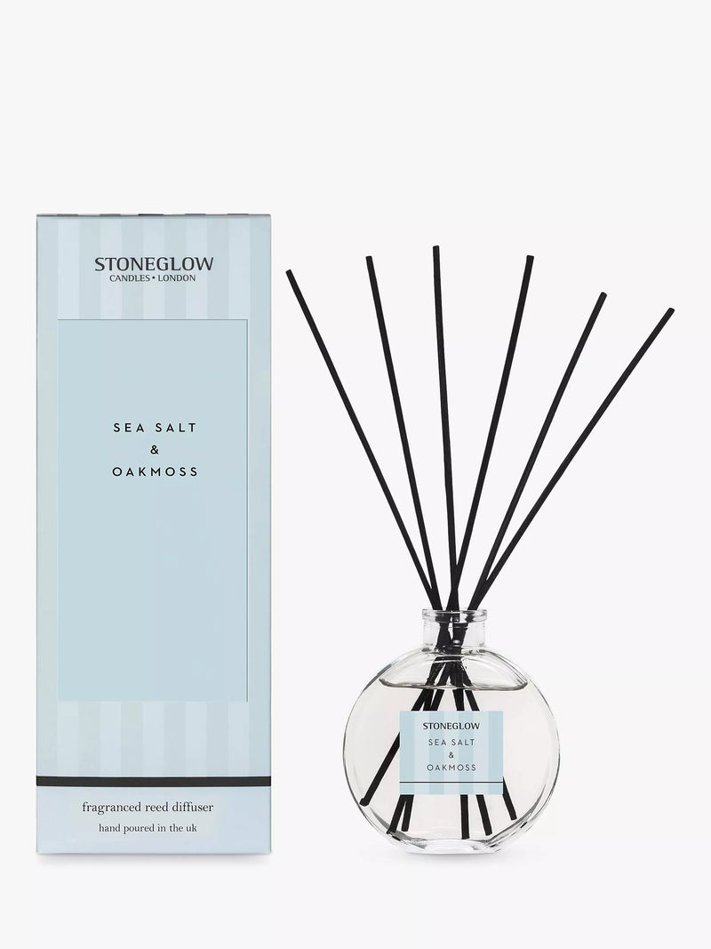 Stoneglow sea salt and oakmoss reed diffuser 120ml (British brand)