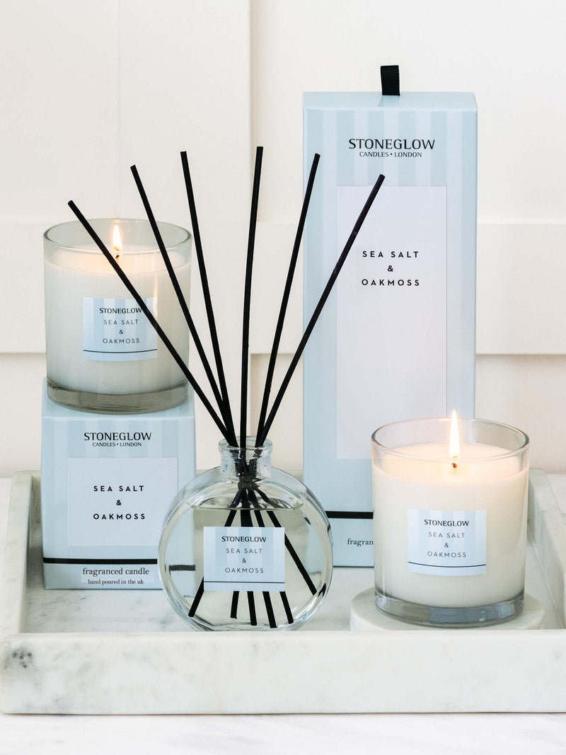 Stoneglow sea salt and oakmoss reed diffuser 120ml (British brand)