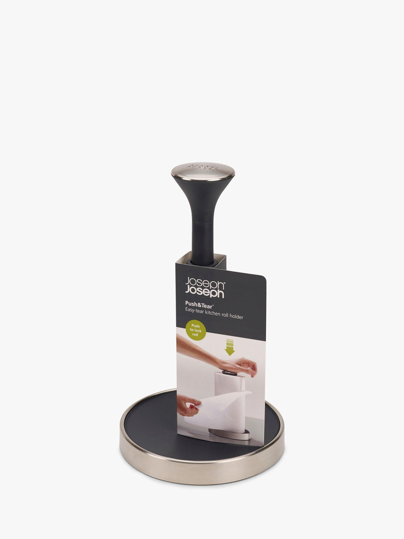 Joseph Joseph push and tear kitchen roll holder grey, UK version