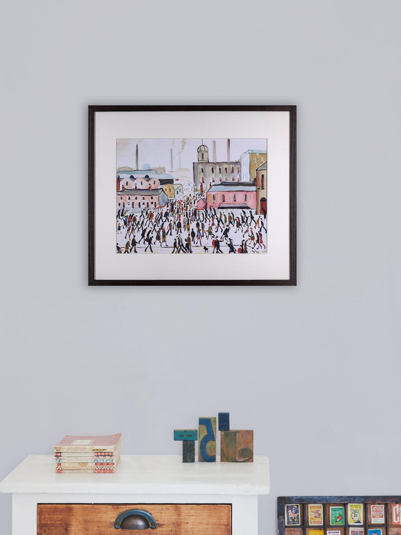 John Lewis LS Lowry framed print Going To Work (British brand)