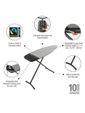 Brabantia Titan ironing board L135 x W45cm (British brand)