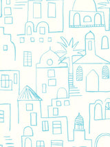 John Lewis Villa Nova Teeny Santorini Wallpaper L10m x W52cm- Buy online at McGrocer