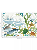 John Lewis Villa Nova Ocean Antics Wall Stickers, Multi- Buy online at McGrocer