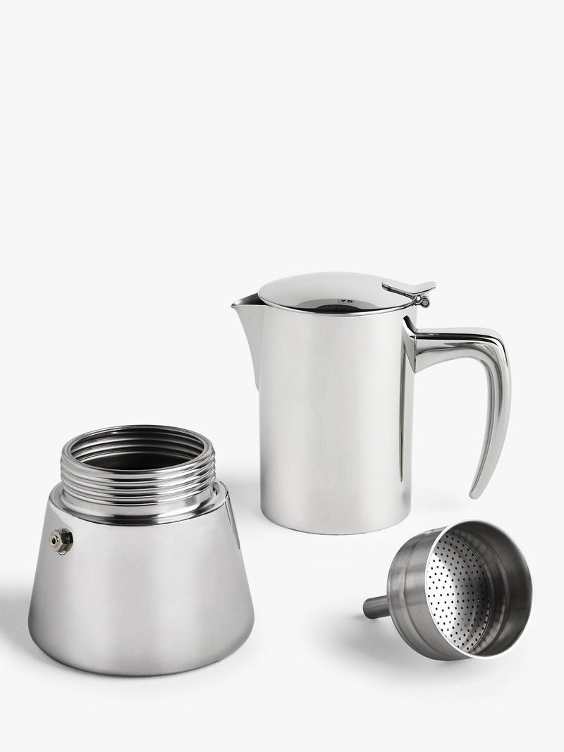 John Lewis stainless steel espresso maker 300ml, UK version