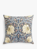 Morris & Co. cushion Indigo, imported from the UK