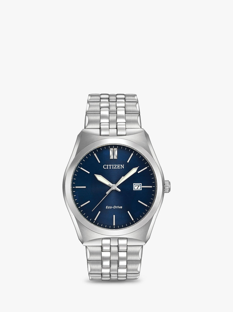 Citizen Corso date watch blue dial stainless steel, imported from the UK