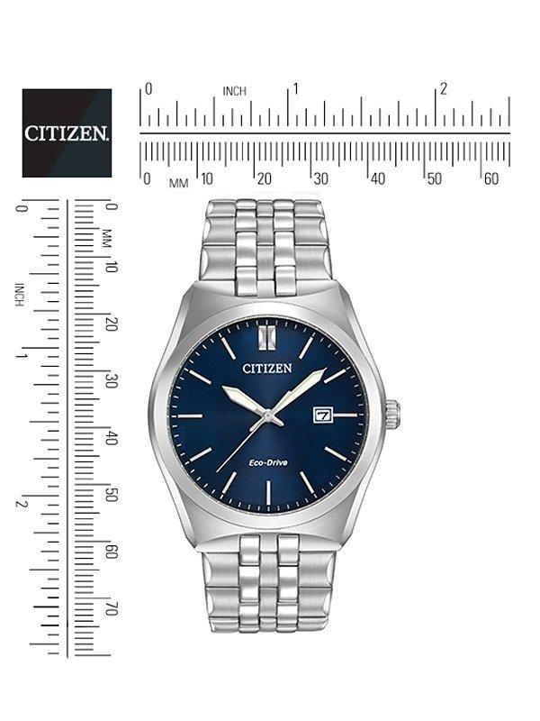 Citizen Corso date watch blue dial stainless steel, imported from the UK