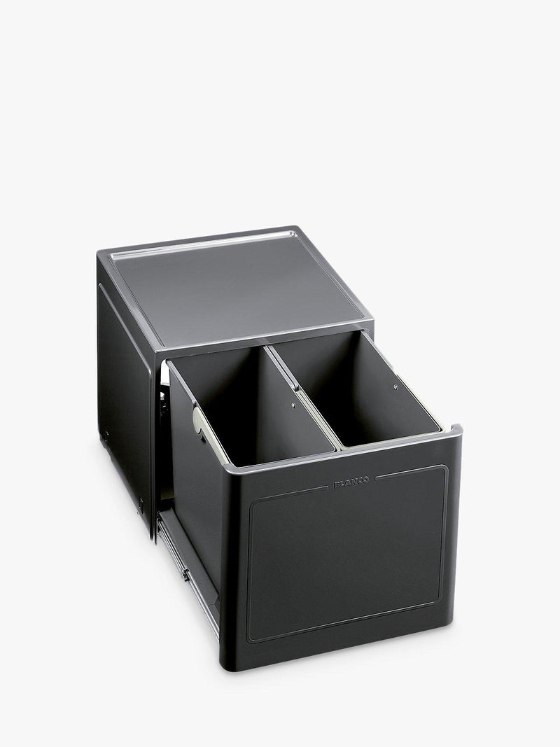 BLANCO under counter manual pull-out kitchen bin with 2 sections, 26L - British product