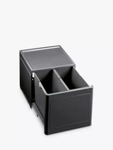 John Lewis Manual Under Counter 2 Section Pull-Out Kitchen Bin, 26L- Buy online at McGrocer