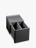 BLANCO under counter manual pull-out kitchen bin with 2 sections, 26L - British product