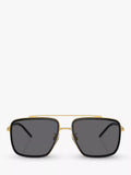 Dolce & Gabbana men's polarised square sunglasses 57mm (British brand)