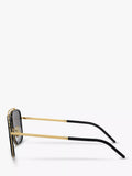 Dolce & Gabbana men's polarised square sunglasses 57mm (British brand)