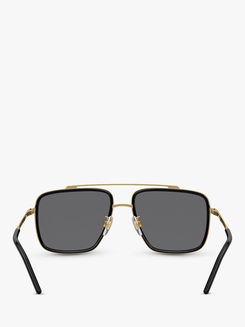 Dolce & Gabbana men's polarised square sunglasses 57mm (British brand)