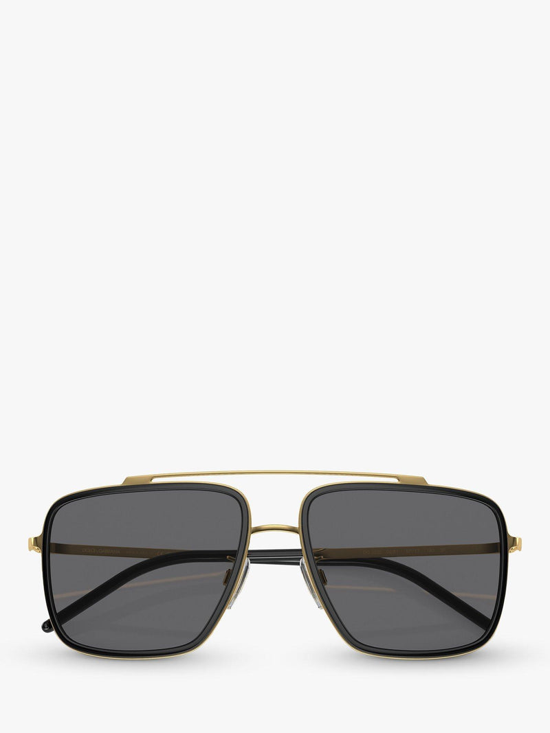Dolce & Gabbana men's polarised square sunglasses 57mm (British brand)