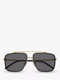 Dolce & Gabbana men's polarised square sunglasses 57mm (British brand)
