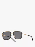 Dolce & Gabbana men's polarised square sunglasses 57mm (British brand)