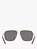 Dolce & Gabbana men's polarised square sunglasses 57mm (British brand)