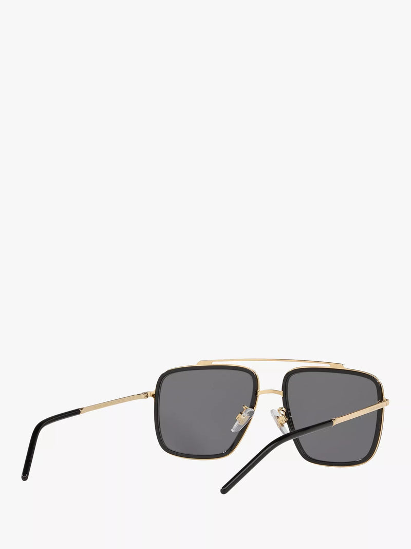 Dolce & Gabbana men's polarised square sunglasses 57mm (British brand)