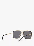 Dolce & Gabbana men's polarised square sunglasses 57mm (British brand)