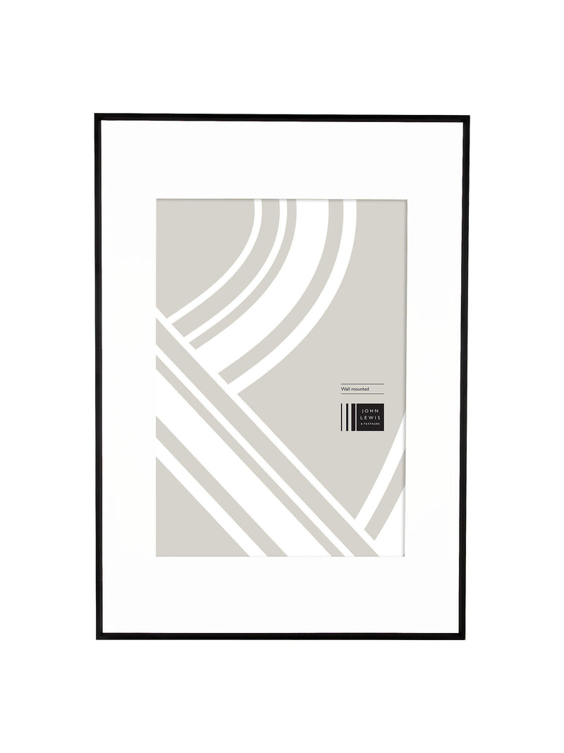 John Lewis aluminium/acrylic photo frame A1/A2 with mount, UK version