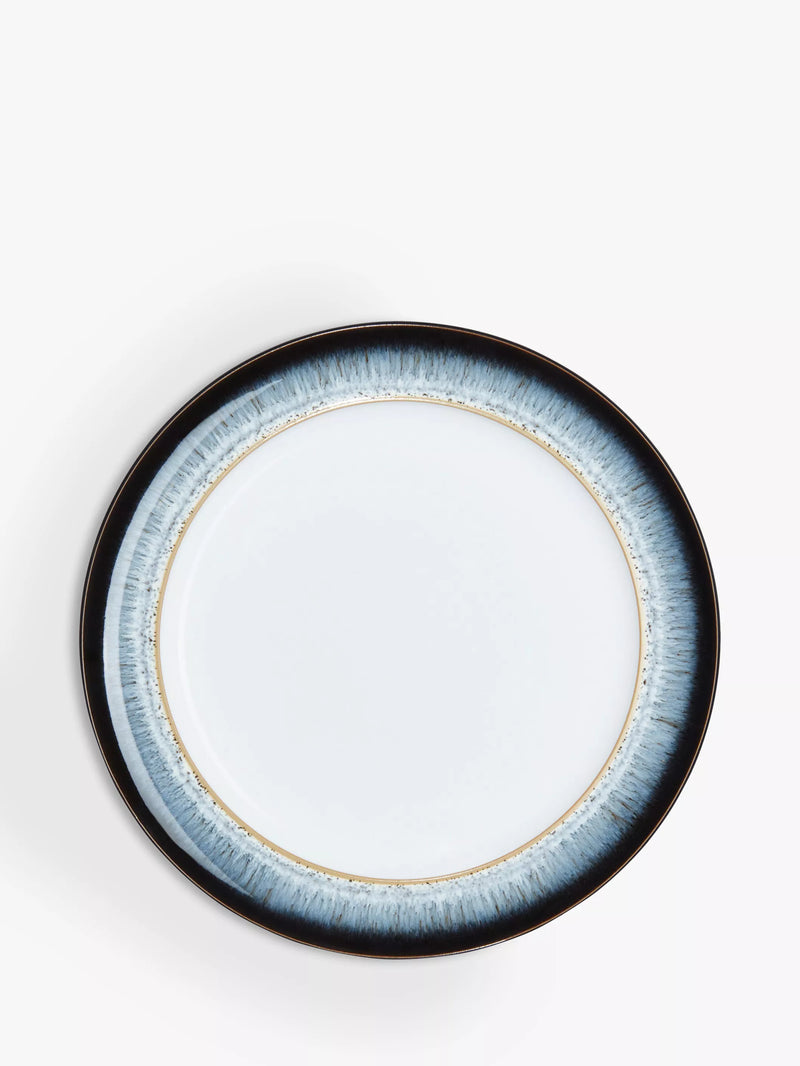 Denby Halo dinner plate 28cm black/multi - British product