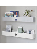 Great Little Trading Co star book ledge shelf 80cm wide - British product