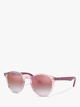 John Lewis Ray-Ban Junior RJ9064S Round Sunglasses- Buy online at McGrocer