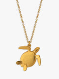 Alex Monroe sea turtle pendant necklace 41cm, UK version