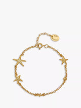 John Lewis Alex Monroe Starfish Chain Bracelet, Gold- Buy online at McGrocer