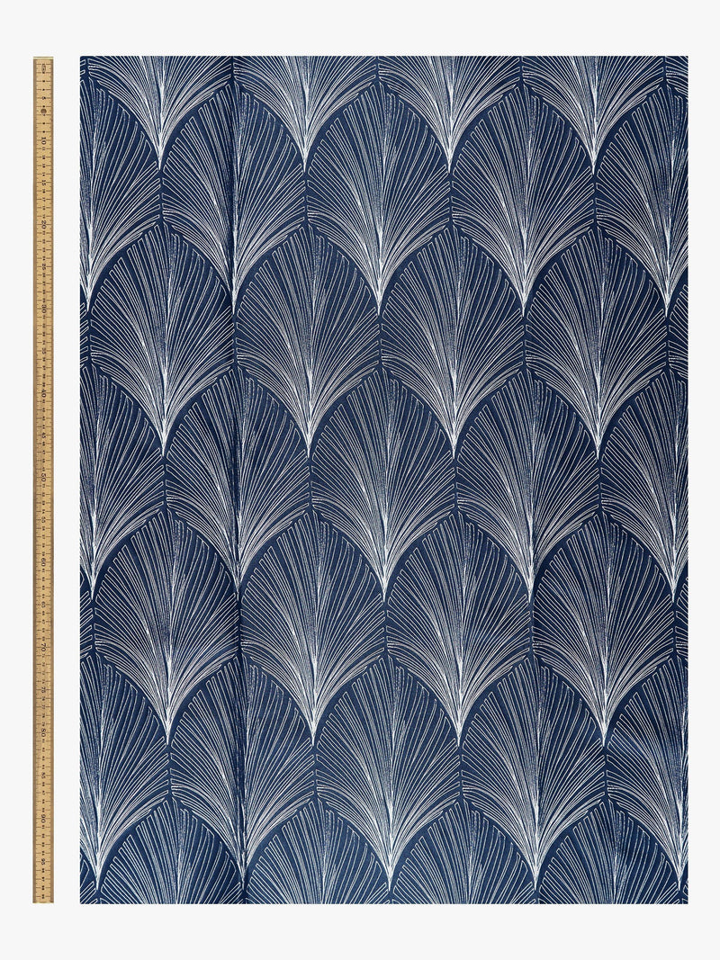 John Lewis deco fan furnishing fabric 142cm, imported from the UK