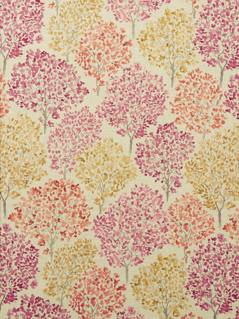 John Lewis Leckford Trees furnishing fabric autumn design 142cm (British brand)