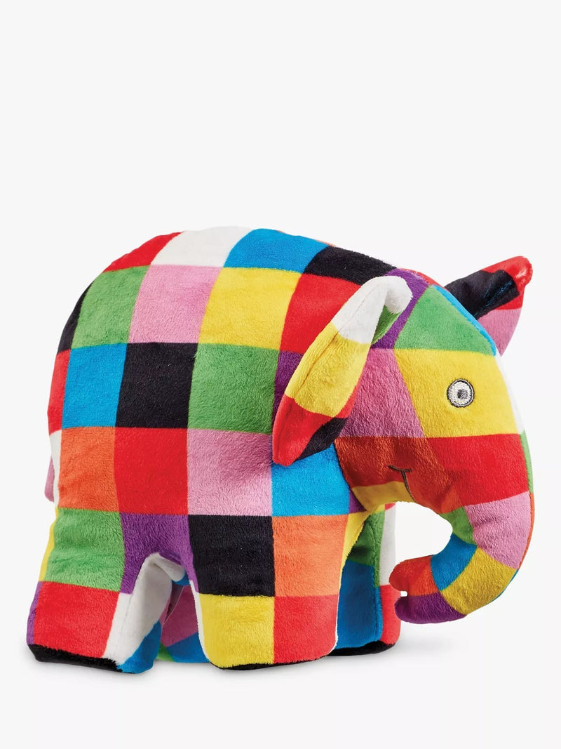 Elmer Elephant patchwork soft toy 20cm - British product